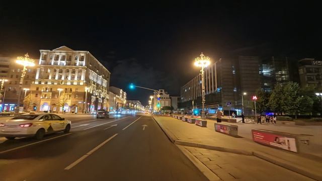 Велопрогулка вдоль Тверской улицы. Ride Along Tverskaya Street,