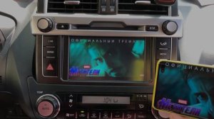 Установка MirrorLink / Дублирование экрана. Toyota Land Cruiser Prado 150 "2013-2017".