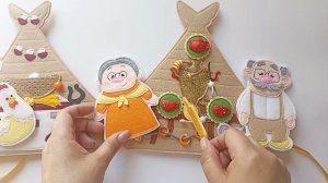 курочка ряба книга из фетра в наличии.