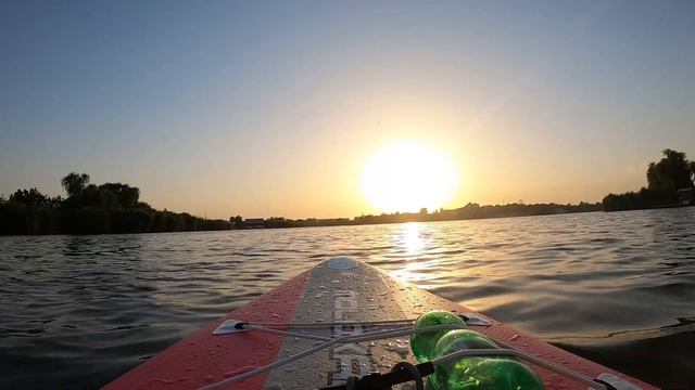 Первая запись сап-заплыва по реке на action-камеру GoPro Hero 8 Black