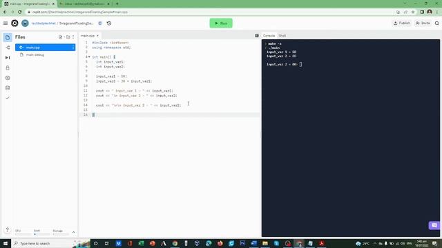 Episode 4   Input Variables   INT and FLOAT
