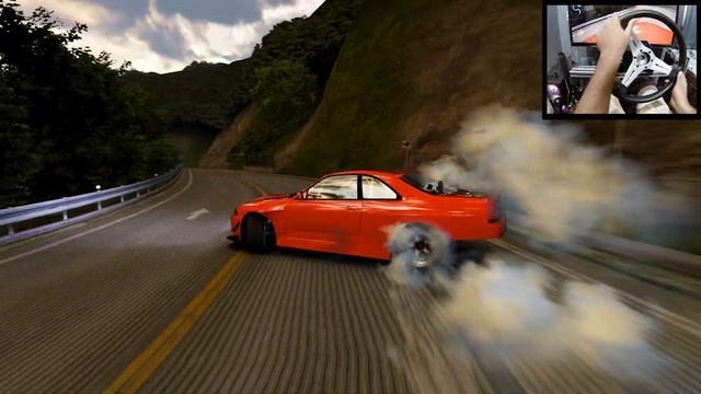 Nissan GTR R33 GTR Touge Drifting l Assetto Corsa (CAMMUS - Steering Wheel Gameplay) смотреть онлайн