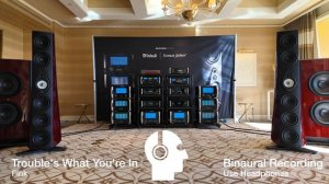 *First Listen* Sonus Faber Suprema & McIntosh MC2.1KW Monoblock Binaural Demo CES 2024