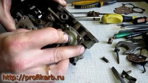 Ремонт карбюратора-устраняем стартовый провал к151