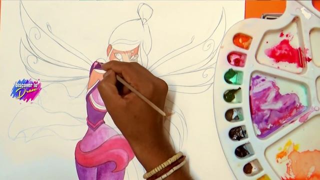 ✿ how to draw winx club musa bloomix✿speedpainting смотреть онлайн