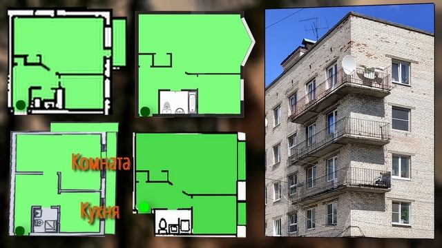 Кирпичные хрущевки (1-528) Санкт-Петербурга