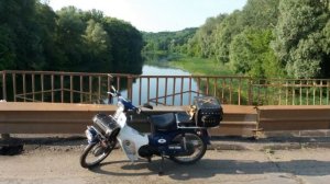 Дальнячок 500км на Honda super cub c50