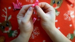 Заколка Корона канзаши из  репсовых лент своими руками Мастер класс