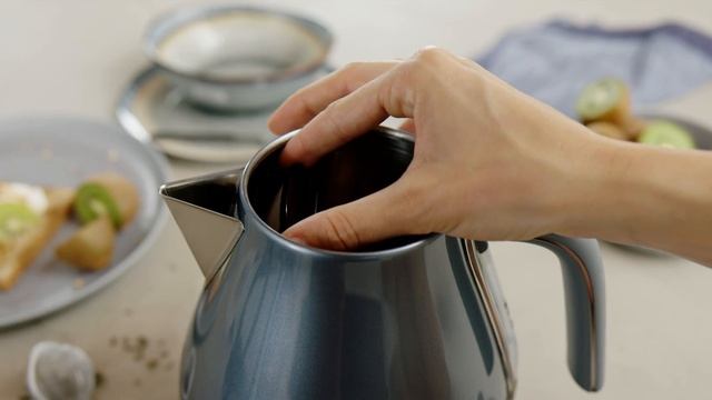 DeLonghi Tailer Kettle - BLUE E 28s