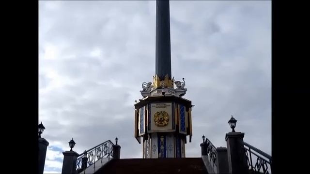 Самый высокий и самый большой флаг Казахстана города Актобе The largest flag of Kazakhstan in Aktob
