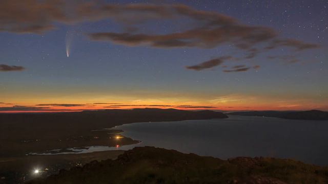 Комета C2020 F3 Neowise. Инопланетный гость из 2020. Таймлапс 4K смотреть онлайн