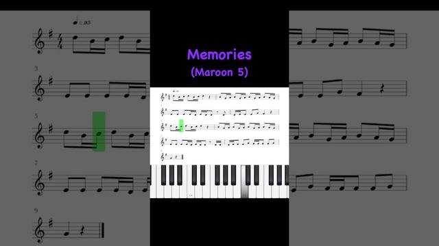 Maroon 5 - Memories