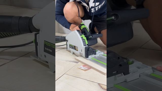 Ювелирная работа погружной пилой Festool TS-55