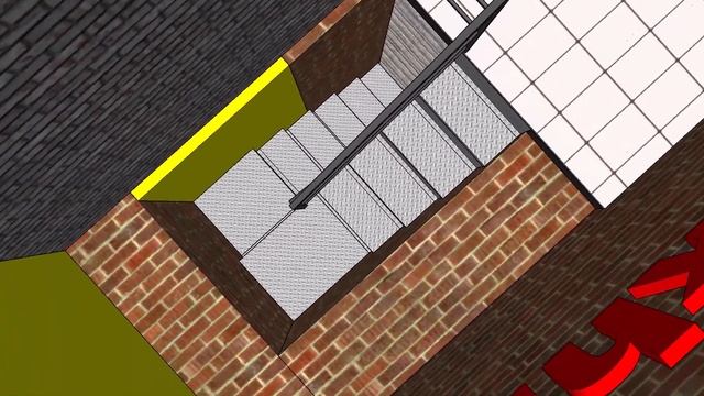 Эскиз технической лестницы. смотреть онлайн