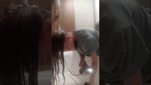 Показываю пример как я мою голову