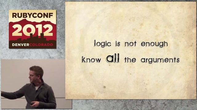 Ruby Conf 12 - Somone is Wrong by Joseph Wilk смотреть онлайн