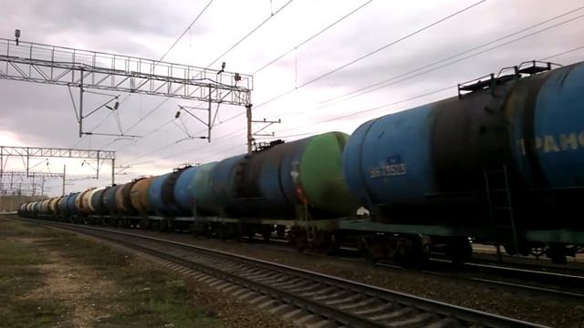 19.04.2021. Параллельное движение №2: - 'ЭП1-098' и 'ВЛ80С-186'.