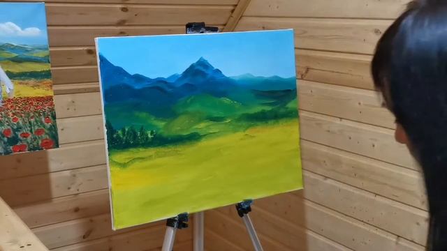 Горный пейзаж, #масло, #картинаназаказ ?️ #картинамаслом