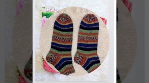 Вяжу, остановиться не могу. Вяжу шапочки и носочки. Носки из пряжи супервош