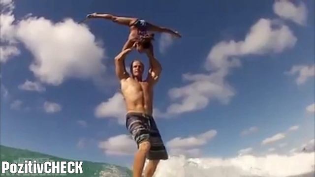 Самые красивые и безбашенные трюки! Позитивчик выпуск 5. #Трюки смотреть онлайн