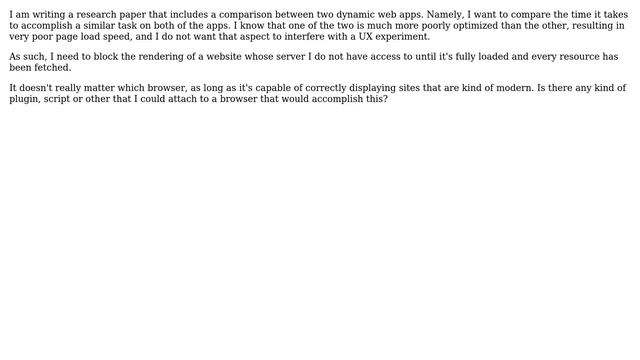 How to wait until a page is loaded before rendering it? смотреть онлайн