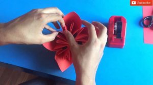 origami flower: Rhododendron