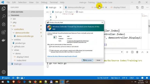 Use Session in Golang Web Application