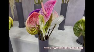 plastic artificial anthurium  wholesale