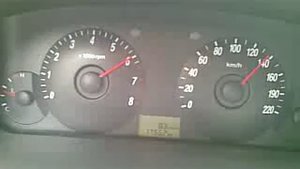 Elantra XD 1.8MT 0-160 km/h