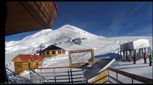 Приэльбрусье Спуск Гара-Баши -- Азау. 13.02.2016г. расстояние 7км, в 1 дубль..mp4