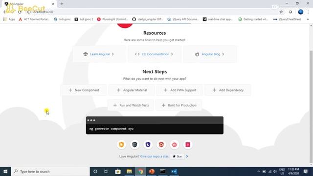 Angular 9 Tutorial - 4 Angular Hello World App | Create and Run Angular 9 project in 10 Mins