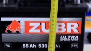 ZUBR ULTRA 55 Ah: технические характеристики аккумуляторной батареи