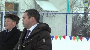 Открытие спортивной площадки в селе Большой Толкай