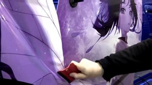 Оклейка автомобиля в стиле аниме Demon Slayer