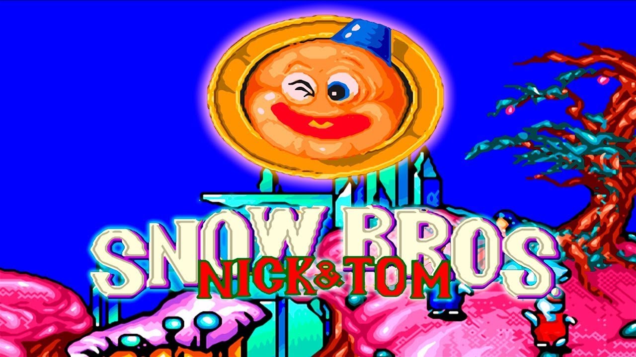 Snow Bros. - Nick & Tom веселое полное прохождение Sega Mega Drive / Genesis / GENS