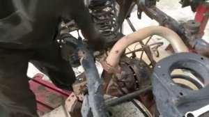 Снятие блокировки дифференциала заднего моста Nissan Patrol 1992 1