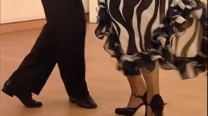 Учимся танцевать САМБА - Поворот партнерши под рукой 4/7