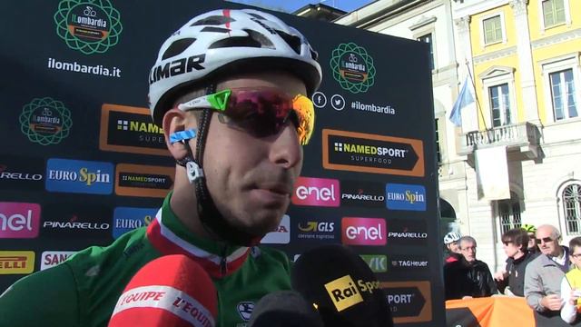 Fabio Aru - intervista alla partenza - Il Lombardia 2017 смотреть онлайн