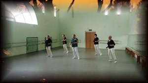 Творческий коллектив "Шарм".  "La Camisa Negra" line dance.