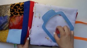 Развивающая книжка из ткани СВОИМИ РУКАМИ _ совместный пошив развивающей книги