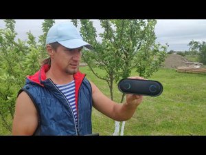 Тестирование звука колонки DEXP P240 на улице