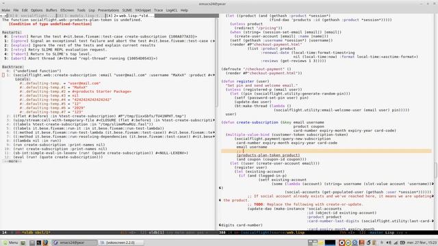 Interactively fixing failing tests in Common Lisp смотреть онлайн