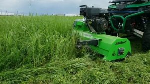 Использование мульчера для квадроцикла, Отдых на даче!!!)))