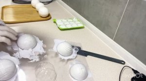 Новогодние зефирные шары