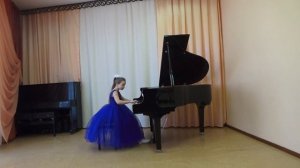 Нужных Александра, 8 лет, НШИ им. Н.И. Платонова. И. Парфенов. Белочка, А. Гедике. Этюд Соль мажор