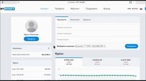 Как посмотреть и скопировать номер кошелька в платежной системе CRT MONEY