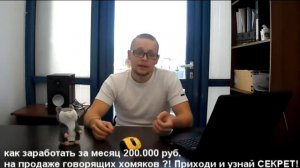 Олег Еремин-Как заработать за месяц 200.000 руб на продаже говорящих хомяков