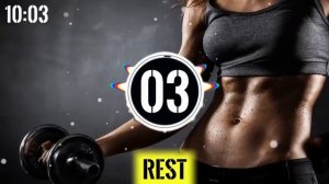 HIIT Workout Timer With Music // 45/15 HIIT Timer // 20 Minutes HIIT Workout