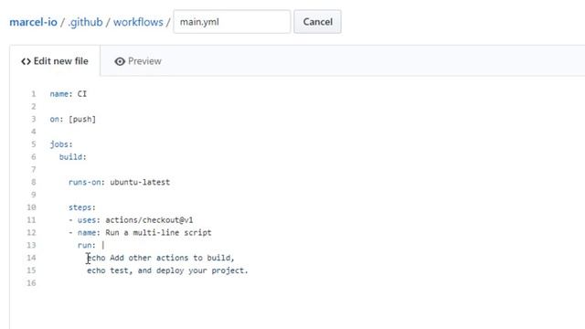 Introduction to GitHub Actions : my website build & deployment смотреть онлайн