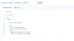 Introduction to GitHub Actions : my website build & deployment